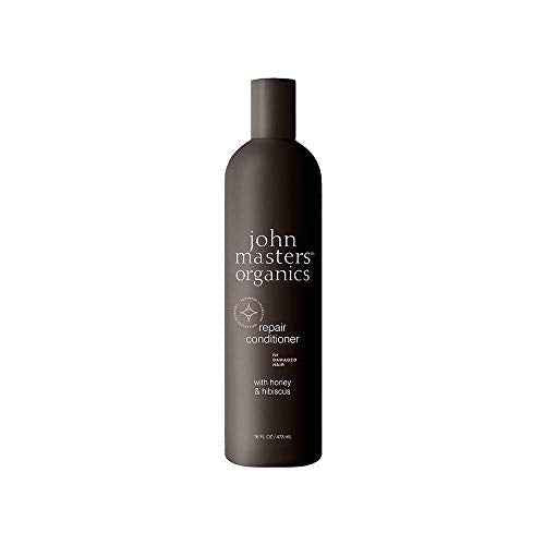 john masters organics Repair Conditioner for Damaged Hair 16 oz | 70% Organic Ingredients | Organic Honey & Hibiscus | Severely Damaged Hair | Ultra Hydrating | Silicone-Free