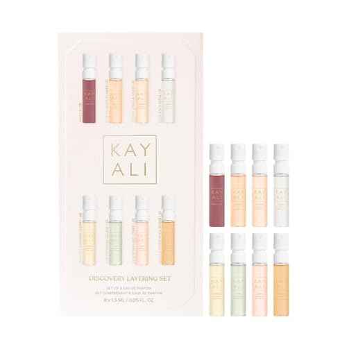 Huda KAYALI Beauty Discovery Perfume Layering Gift Set of 8 Eau De Parfum Samplers (8 x 1.5 mL)
