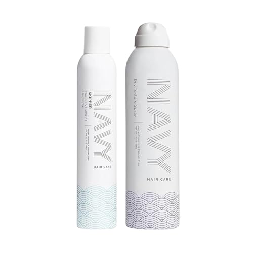 NAVY HAIR CARE Volumizing Hair Spray Set | Dry Texture + Skipper | Light hold with Texture | 7 oz + 10 oz