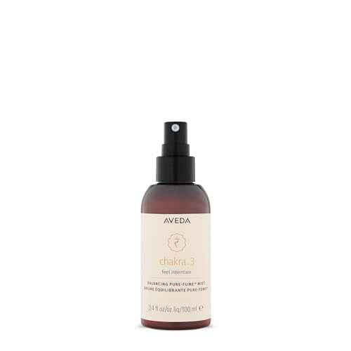 Aveda Chakra 3 Balancing Pure-Fume Mist: Intention | Body & Room Spray | Balances Power Chakra | With Certified Organic Lavender, Lemon, Fir Balsam, 3.4 Fl Oz