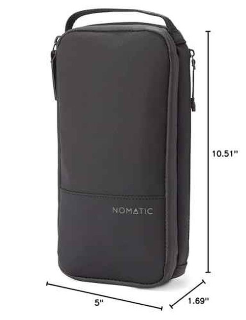 NOMATIC Toiletry Bag for Travel - Great for Travel Size Toiletries - Travel Essentials Wash Bag - Travel Makeup Bag, (Black), Large V2