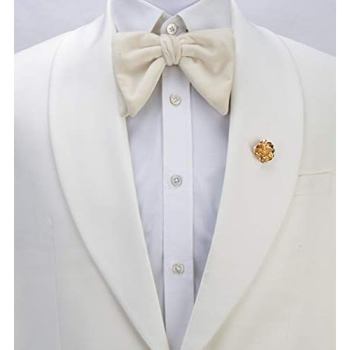 Knighthood Brooch Suit Pin Formal Metalic Gold Rose Lapel Pin Badge Coat Suit Jacket Wedding Gift Party Shirt Collar Lapel Pin Accessories for Men Women