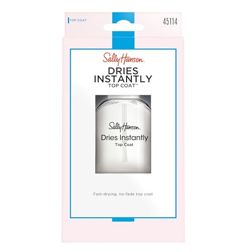 Sally Hansen Double Duty¢â, Base and Top Coat, Quick Dry, Long Lasting, Streak-Free Shine, Clear Nail Polish