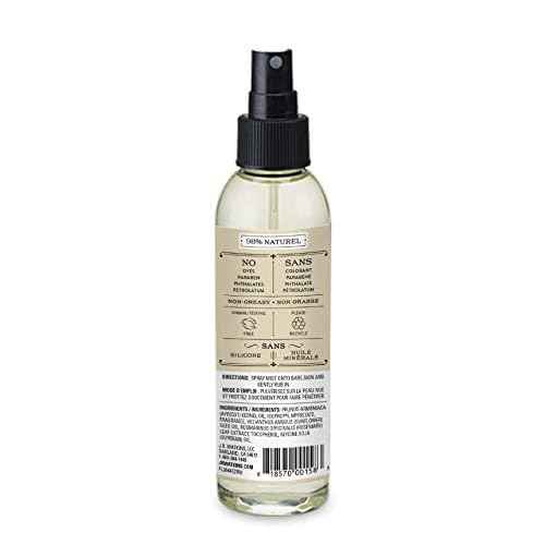 JR Watkins Natural Hydrating Body Oil Mist, Coconut Milk & Honey, Moisturizing Body Oil Spray for Glowing Skin and Cruelty Free, 6 fl oz