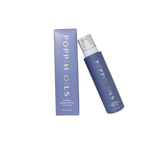 There¡¯s Nobody Betta Vegan 3-in-1 Oil for Hair, Skin & Nails with Coconut & Lavender, 4oz Glass Bottle