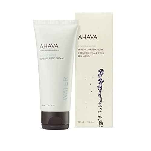 AHAVA Dead Sea Water Mineral Hand Cream - Hand Moisturizer For Dry Cracked Hands, Light & Fast Absorbing, Enriched with Exclusive blend Osmoter, Smoothing Witch Hazel & Soothing Allantoin