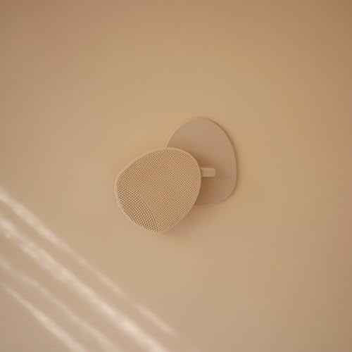 mushie Baby Bath Cradle Cap Brush | Soft Silicone Bristles for Dry Skin, Eczema, & Cradle Cap Treatment | 2-Pack (Blush/Shifting Sand)