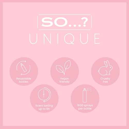 So...? Unique Truffle Cream Body Mist - Vanilla, Gourmand, Fruity Perfume for Women - Cruelty Free Body Spray for Women - 5.1 oz