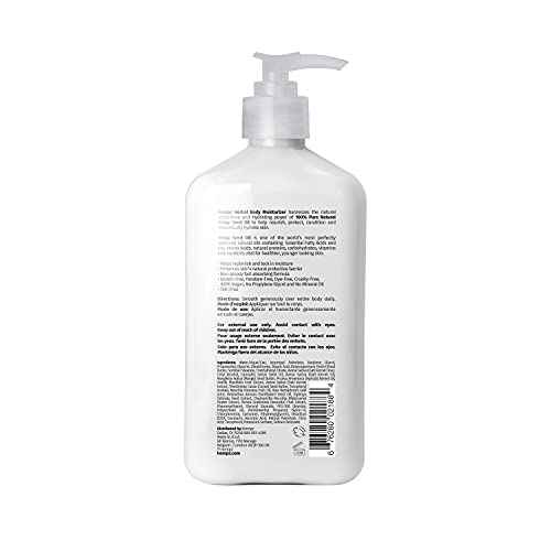 Hempz Sensitive Skin Herbal Moisturizer: Soothing Lotion with Oatmeal, Shea Butter, Hemp, Cocoa, Mango Seed - 17 Fl Oz