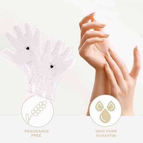 ForPro Professional Collection 10-Minute Paraffin Hand Treatment, Spa and Home Treatment Gloves, Fragrance Free, One-Pair