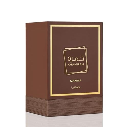 Lattafa Khamrah Qahwa - Vanilla, Warm Spicy, Cinnamon, Sweet - Eau de Parfum Long-Lasting Fragrance for Unisex, 3.40 Ounce / 100 ml