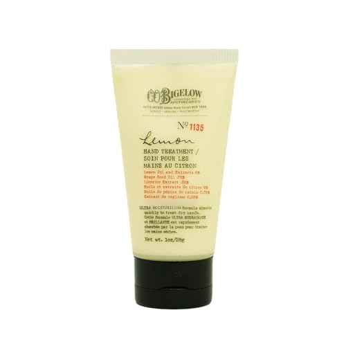 C.O. Bigelow Lemon Hand Treatment, Lotion for Dry Hands with Lemon Extract, Moisturizing Lotion and Hand Treatment, 1 oz