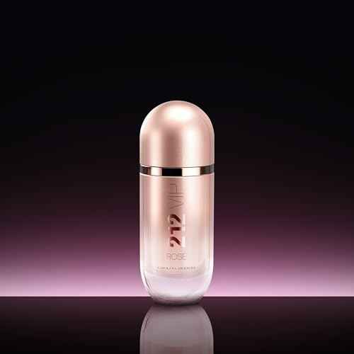 Carolina Herrera 212 Vip Rose Fragrance For Women - Notes Of Bubbly Rosé - Seductive Peach Blossom - Fresh, Elegant And Dynamic - Day And Night Wear - Sensual And Feminine Scent - Edp Spray - 2.7 Oz