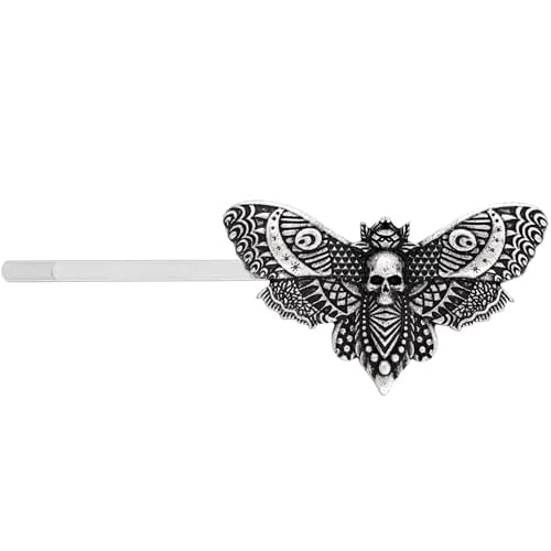 HAQUIL Vintage Insect Hawkmoth Butterfly Hairpin Nordic Animal Hair Clips Goth Jewelry