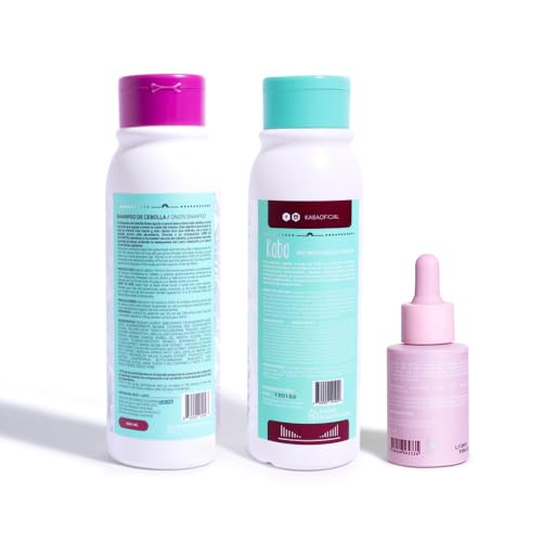 D'Luchi Hair Treatment Kit for Growth & Intense Care, Set of 3 - Complete Hair Care Set with Bag, Includes Red Onion Shampoo & Hair Tonic.