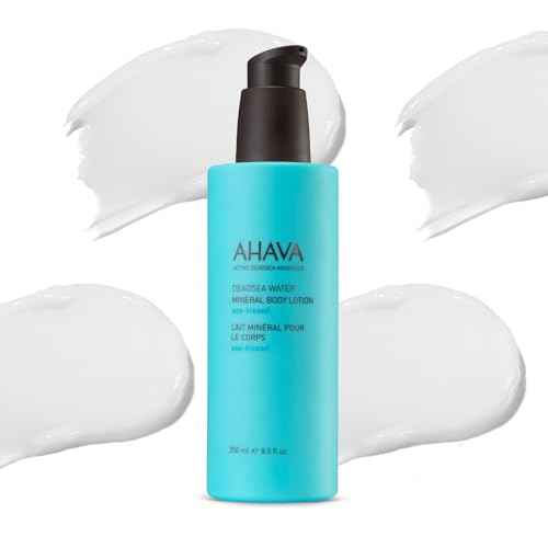 AHAVA Dead Sea Water Mineral Body Lotion - All Day Hydration, Helps Fight Dehydration, Refines Skin's Texture, Enriched with Exclusive Osmoter, Aloe Vera & Witch Hazel, 8.5 fl.oz