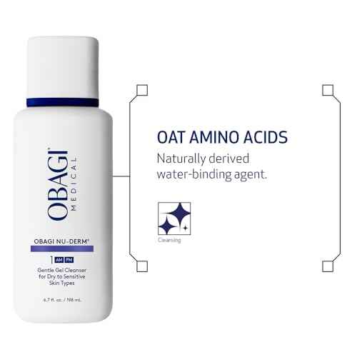Obagi Medical Nu-Derm Gentle Face Cleanser for Normal to Dry Sensitive Skin ? Daily Facial Cleanser Gently Removes Dirt, Oil, Makeup & Impurities