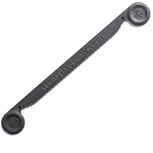 ScrapeYourTongue - #1 Daily Tongue Scraper for Oral Health. 100% Recyclable, Reusable, and Gag Proof Tongue Cleaner (1 Count (Pack of 1))