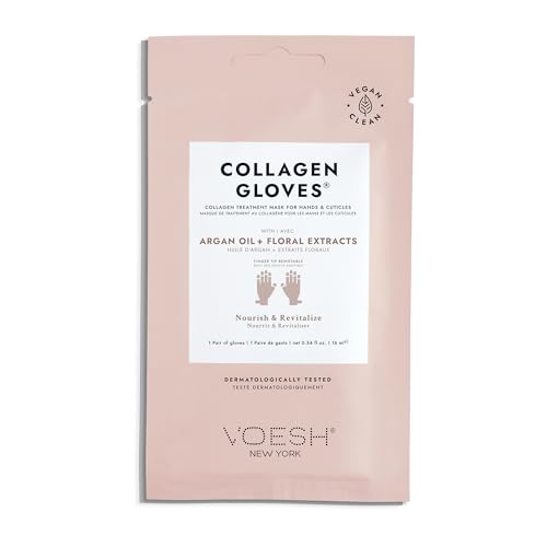 VOESH Collagen Gloves, Vegan Hand Masks, Moisturizing Hand Mask, Lotion Gloves, Hydrating Gloves, Hand Care, Spa Manicure Gloves, Dry Hand Treatment