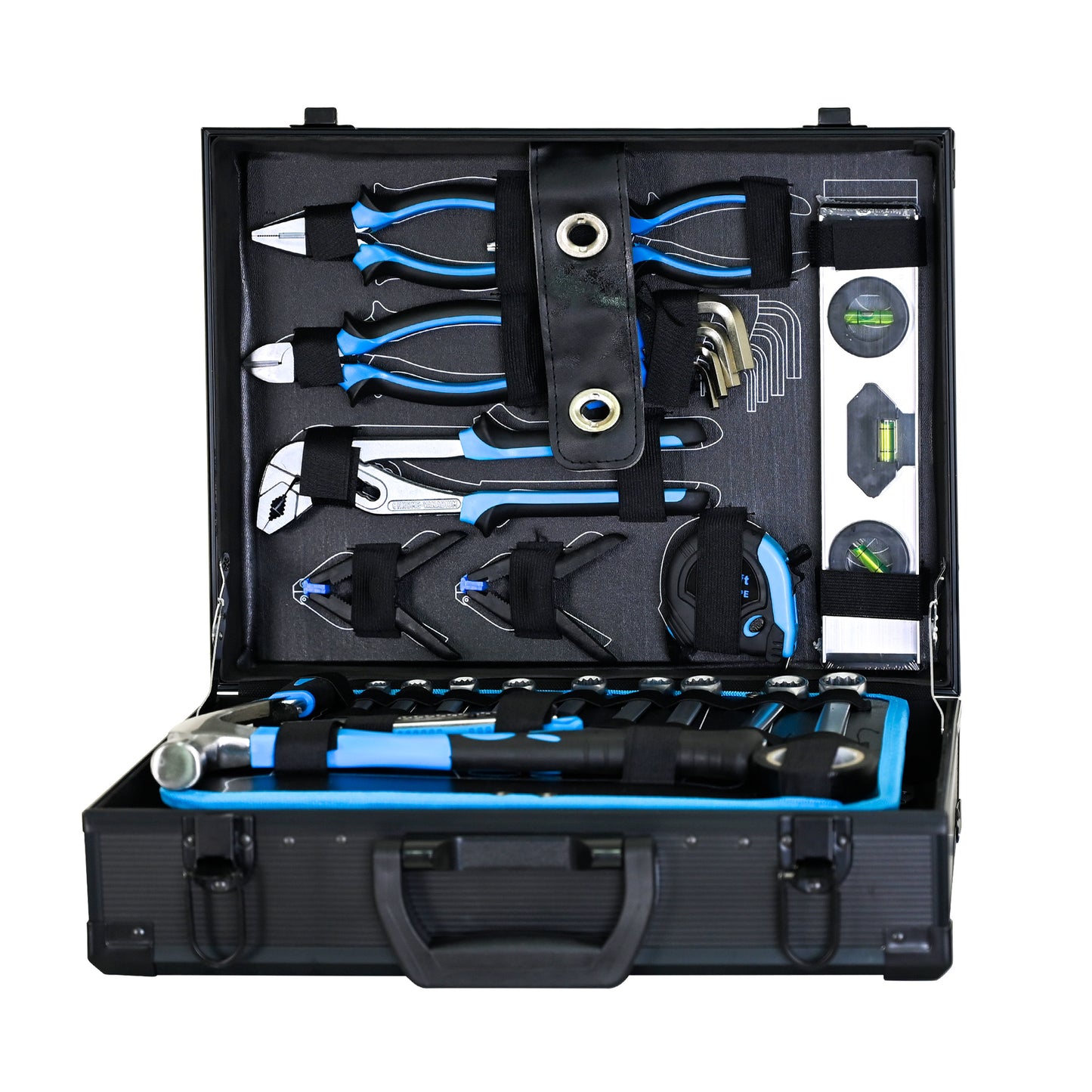 Combined Maintenance Tool Set - 247-Piece General Purpose Toolbox in Blue