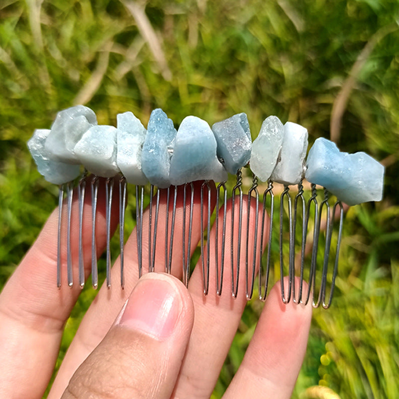 Natural Crystal Hair Comb 20 Teeth