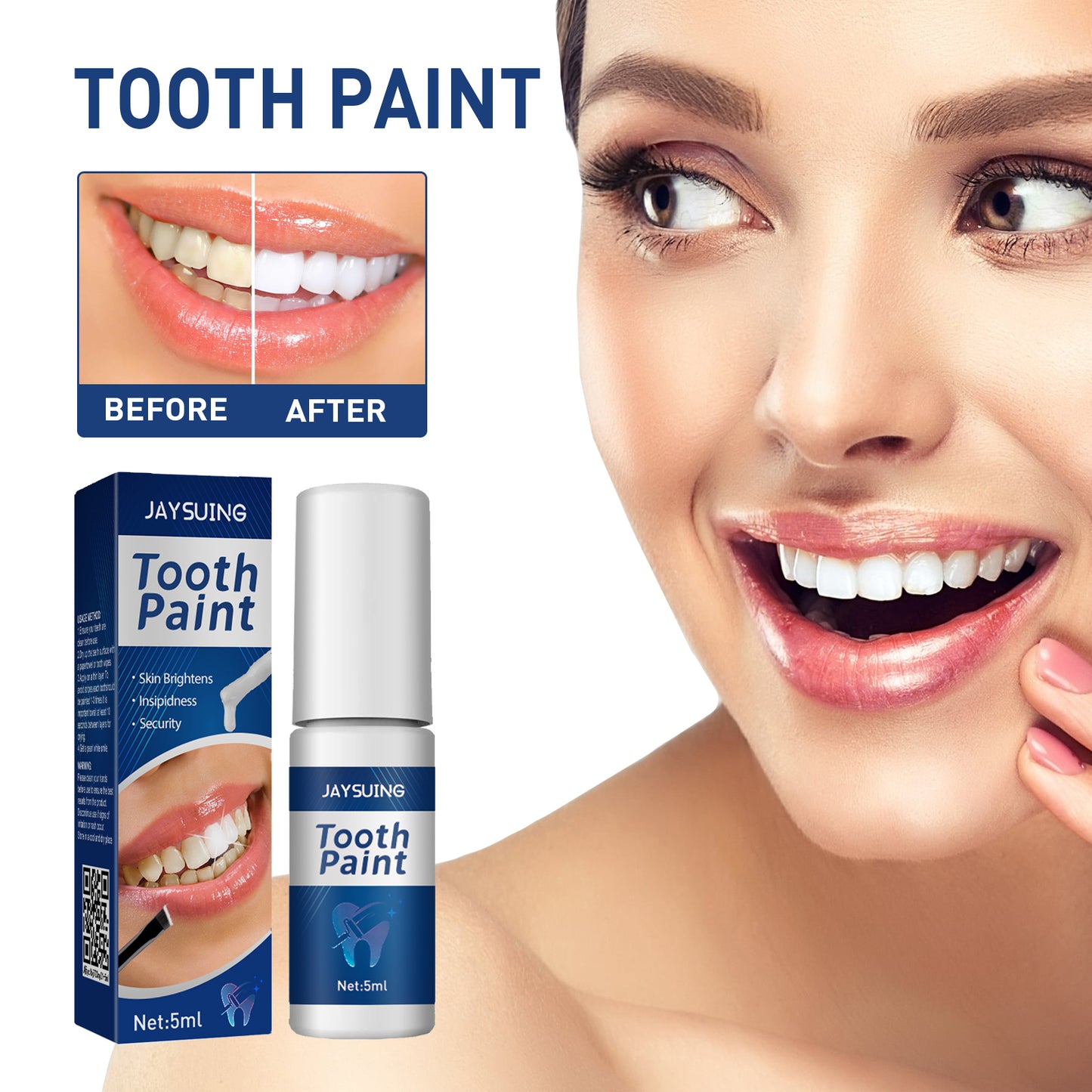 Paint 5ml Instant Tooth Stain Remover & Brightener - 1 Box