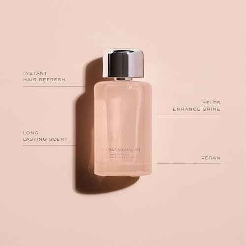 Kristin Ess One Signature Hair Perfume for Women - Pear, Sandalwood + Magnolia Fragrance - Long Lasting Scent Up to 8 Hours - Instantly Refreshing + Deodorizing Hair Spray - Freshen Hair + Body