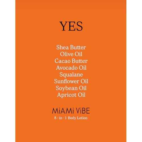 L'Oil Body lotion, Miami Vibe. Super Anti-Aging, Hydrating, Anti-wrinkle, Antioxidant, Anti-stretch marks. From head-to-toe. 24 Hour Moisture. 8 fl oz