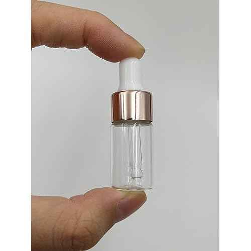 15Packs Sample Glass Dropper Bottles for Essential Oils, Mini Vials Perfume Aromatherapy Cosmetic Liquid Containers With Glass Eye Dropper (3ml)