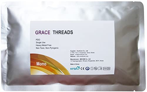 GRACE Threads Grace PDO Thread Lift / Face Whole Body / Mono Type 100pcs - 13 Sizes (31G-12mm)