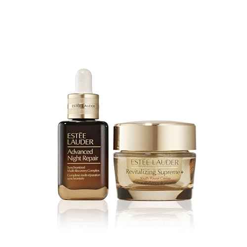 Est?e Lauder Youth Keepers Unwrapped: Lift + Firm + Glow 2-Piece Skincare Gift Set | Includes Full-Size Advanced Night Repair Serum 1 Fl Oz & Revitalizing Supreme+ Moisturizer 1 Ounce