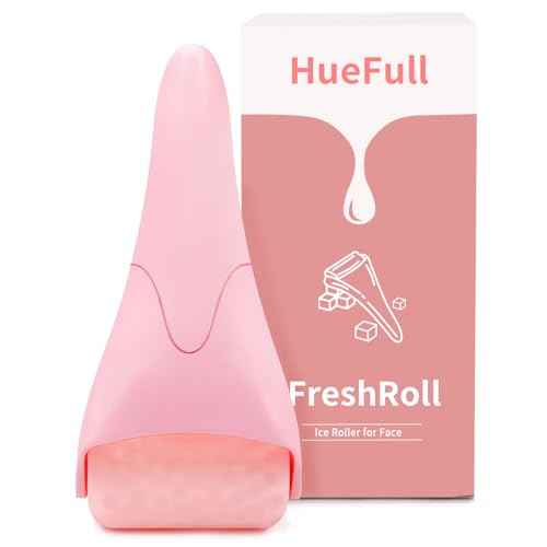 huefull Ice Roller for Face Women, Skin Care Set & Ice Face Roller£¬Self Care Gifts for Women,Reduces Puffiness and Wrinkle, Facial Massager Tool & Spa Pink Gifts