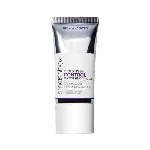 Smashbox Photo Finish Control Mattifying Makeup Primer | Pore-Minimizing, Oil-Controlling Primer that helps Reduce Shine | Silkscreen Complex, Witch Hazel, Salicylic Acid + Zinc