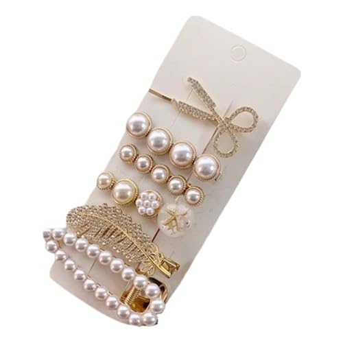 Women Hair Clips,Hair Accessories,6Pack Cute Simple Geometric Duckbill Clips,Styling Accessories Women Hair Accessories Gifts (White)