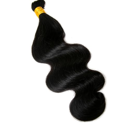 YWIGS Human Hair Braiding Hair for Boho Braids 100G Unprocessed Boho Body Wave Human Hair for Braiding NC 22inch