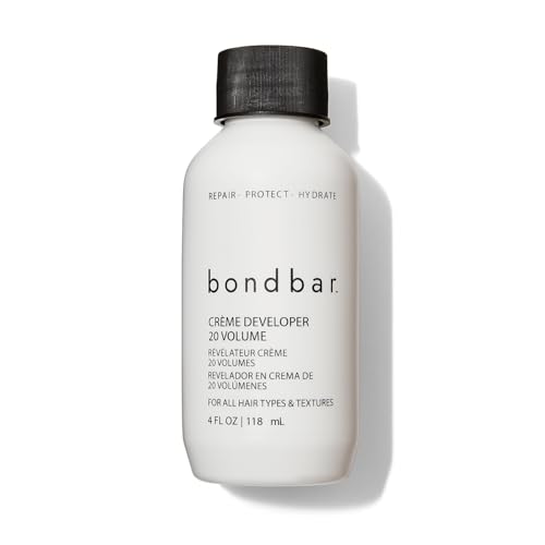 Bondbar 20 Volume Creme Developer, Repairing hair dye for all hair types, CrueltyFree*, ParabenFree, & Vegan, 4 Oz