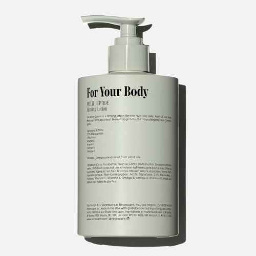 N?cessaire The Body Lotion Eucalyptus ? Multi-Peptide Body Moisturizer for Women + Men ? Non-Comedogenic Body Lotion with Niacinamide ? 450ml/15.2 fl oz