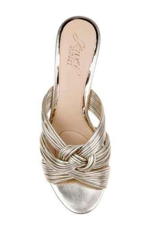 Mia Twisted Leather Mules