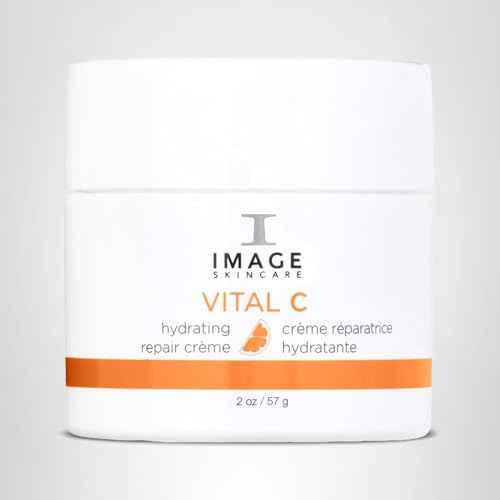 IMAGE Skincare, VITAL C Hydrating Repair Crème, Holiday Beauty Stocking Stuffer, Face Night Cream with Hyaluronic Acid, Discovery Size, 1oz