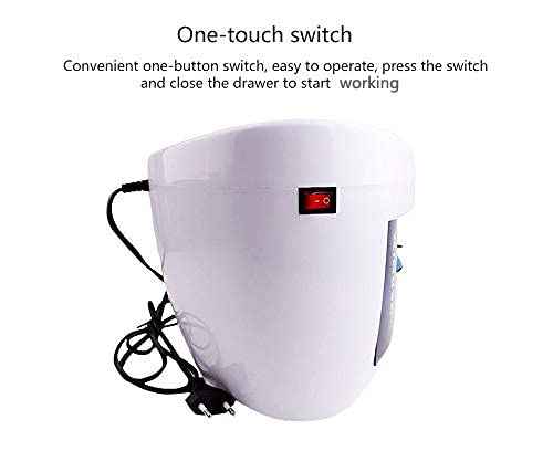 UV Sterilizer Disinfection Cabinet Ozone Disinfect for Nail Tools Nail Art Equipment Tool Manicure Portable Nail Disinfection Box Hairdressing Tool,Multipurpose for Health & Household
