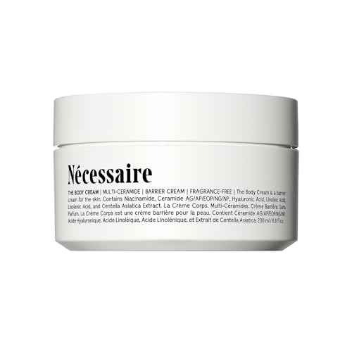 N?cessaire The Body Cream ? Fragrance-Free Barrier Repair Body Moisturizer with Niacinamide, Ceramides & Hyaluronic Acid ? Rich Hydration for Dry, Sensitive Skin ? Dermatologist-Tested ? 6.8 oz