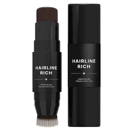 Hairline Filler Pen Stick - Waterproof Instant Hairline Concealer, Temporary Hair Filler | Easy-to-Use Thinning Hair Filler Stick, Natural-Looking Root Concealer Enhancement For Men And Women