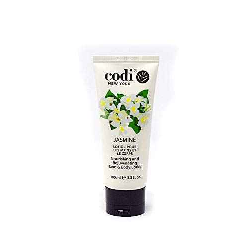 CODi Jasmine Lotion - Body and Hand Lotion with Pump for Women and Men - Jasmine Body Lotion with Wonderful Jasmine Scent - Less Greasy, Quick Absorbent - 1 750ml Bottle and 2 100ml Tubes