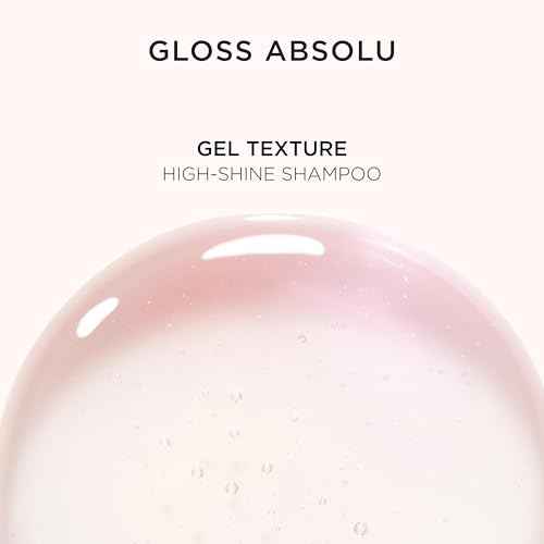 Kerastase Gloss Absolu High-Shine Anti-Frizz Shampoo - Cleanses & Reveals Ultimate Shine, For Glossy & Bouncy Hair, 16.9 Fl Oz (Refill)