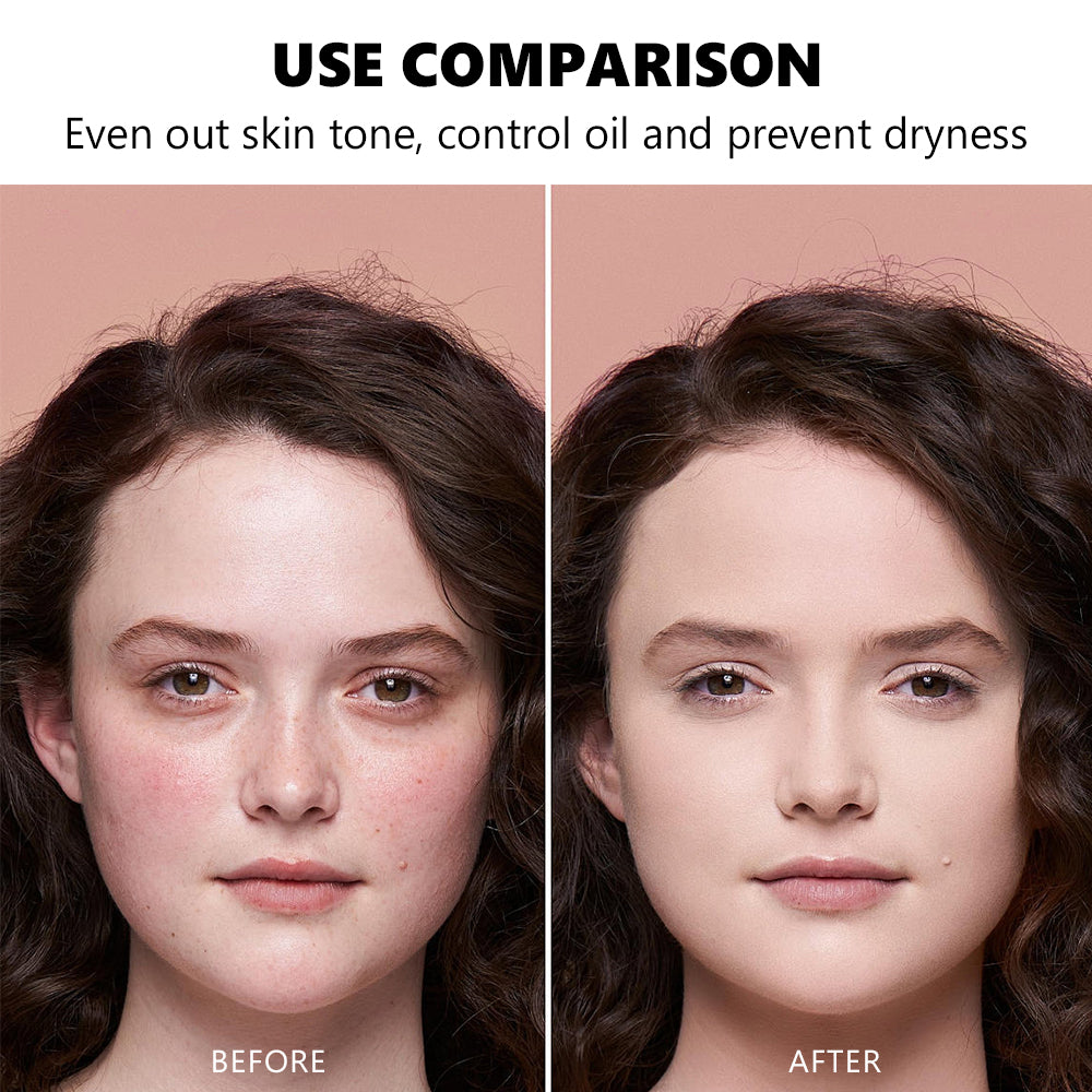 Long-Lasting Matte Concealer Setting Powder with Highlighter - Waterproof Oil Control Face Powder, 8g