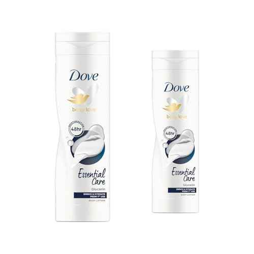 Dove Essential Nourishment Body Lotion - Dry Skin (250ml) - Pack of 2 by Dove
