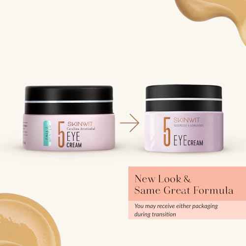 SKINWIT - Anti-Aging Eye Cream, EGF, Retinol, Hyaluronic Acid and Peptides for lines and Wrinkles, Caffeine and Hesperidin for Dark Circles & Puffiness - 0.67 Oz - Made in USA