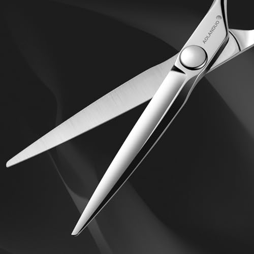 AOLANDUO Professional Hair Cutting Scissors - VG10 Steel Barber Shears, Ergonomic Handle - 1 Count, 6 in
