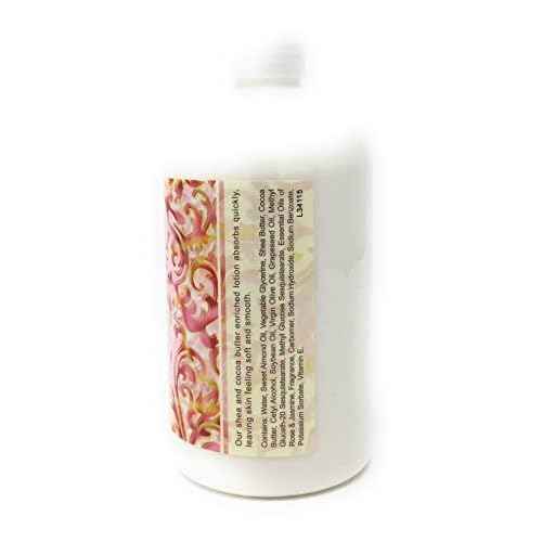 Greenwich Bay Trading Company Shea Butter Lotion, Rosewater & Jasmine 16 Fl Oz