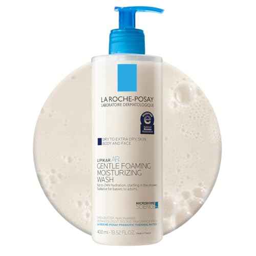 La Roche-Posay Lipikar AP+ Gentle Foaming Moisturizing Wash, Shea Butter + Niacinamide + Glycerin, Moisturizing Body Wash For Dry Skin, National Eczema Association Accepted, Dermatologist Tested?